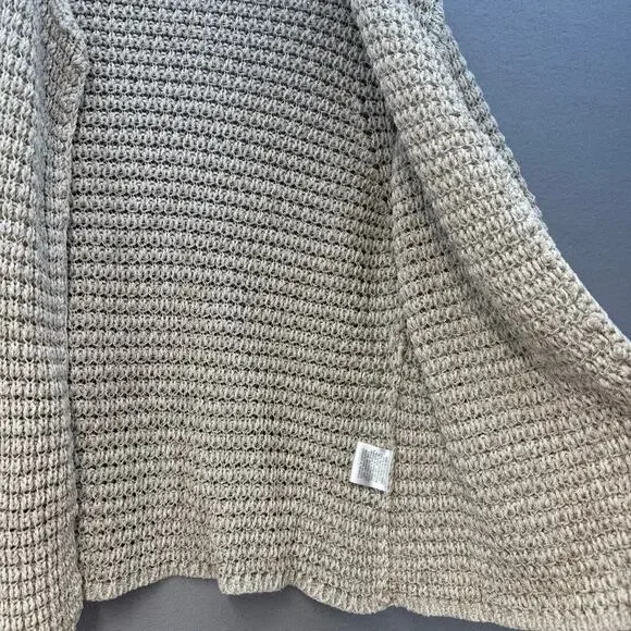 Sigrid Olsen Cardigan Women's L Beige 46% Silk Neutral Business Casual Sweater - Picture 3 of 10